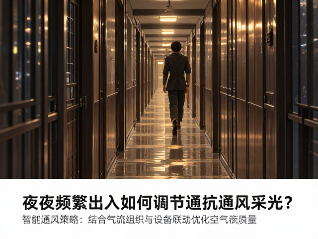 走廊夜间频繁出入如何调节通风采光?3大优化技巧