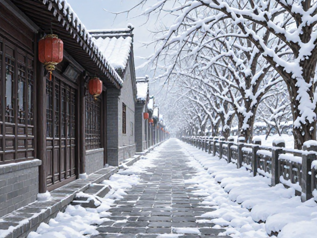 雪天承重抗冻新中式走廊通道设计指南