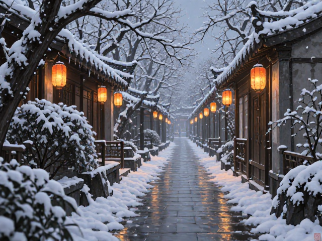 雪天承重抗冻新中式走廊通道设计指南