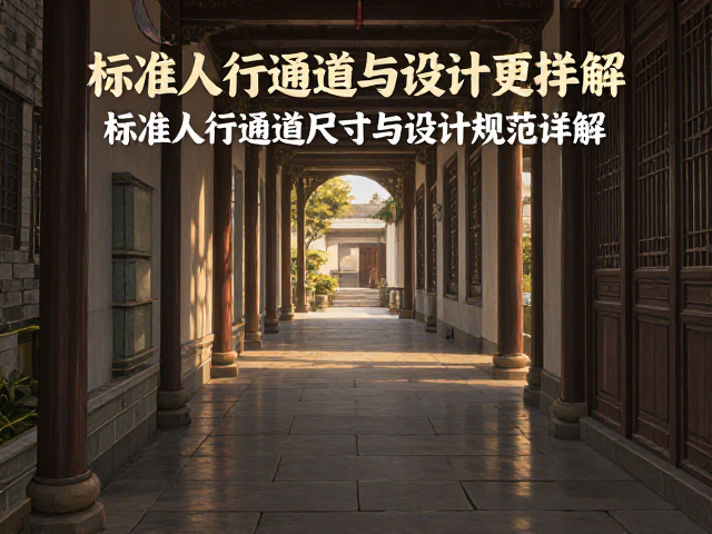 私人庄园庭院走廊通道多宽？标准人行通道尺寸与设计规范详解