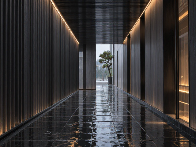 潮湿多雨地区现代简约风走廊设计，防潮又高级