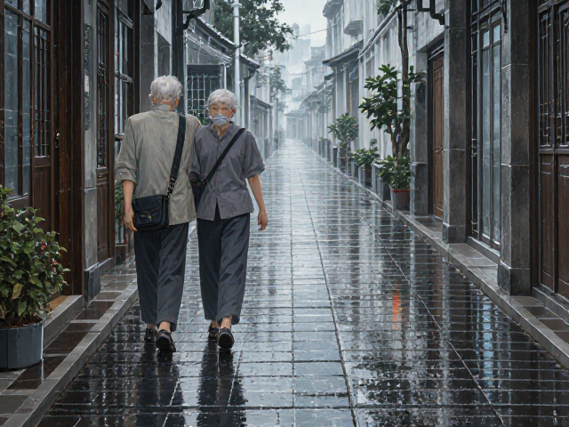 潮湿多雨地区走廊通道如何做无障碍老人通道？防潮防滑指南