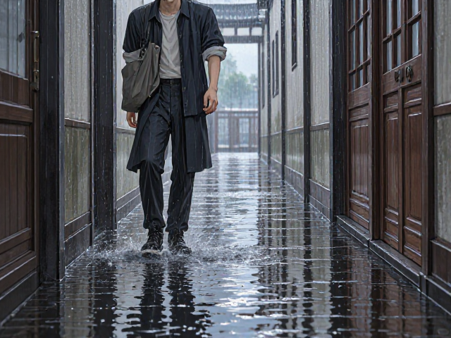 独居雨天走廊排水防溅指南，告别湿滑隐患