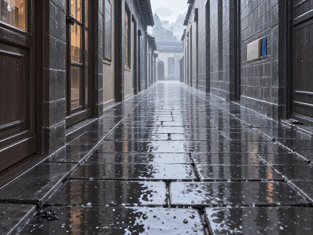 独居雨天走廊排水防溅指南，告别湿滑隐患