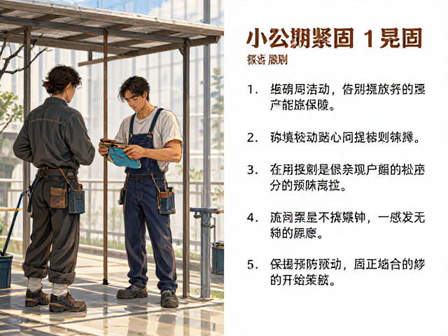 小占地落地棚定期紧固螺丝指南，稳固耐用不晃动