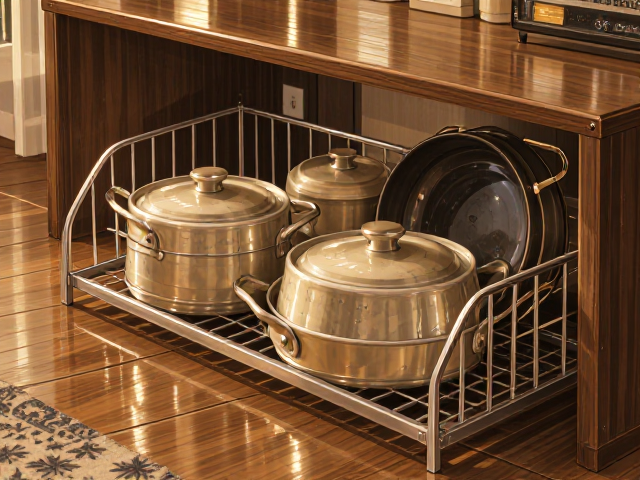 复古风客厅收纳神器，多功能锅具沥水架，颜值与实用并存