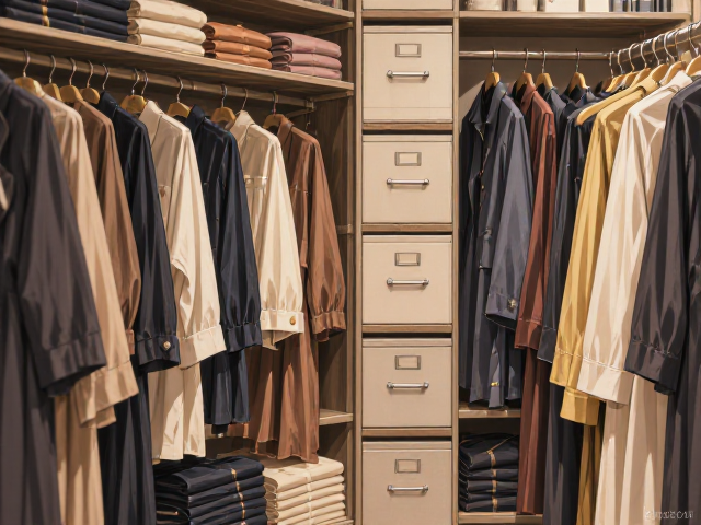 客厅文件柜旁补充架怎么选?服装店挂架收纳灵感