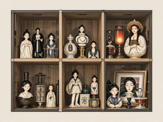 篮筐式收纳美学，艺术品摆件展示与家居收纳灵感