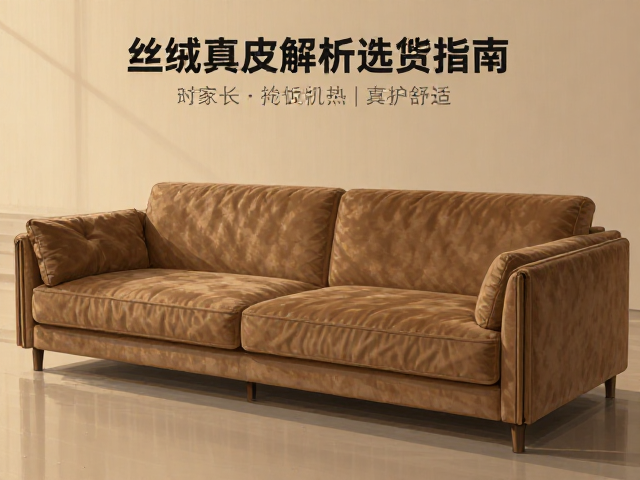 现代简约低矮重心沙发推荐，丝绒真皮材质解析与选购指南