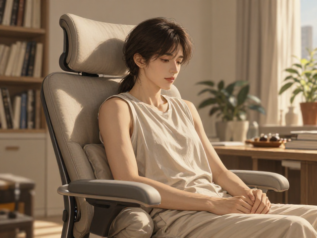 现代简约人体工学椅，自然亲和设计，舒适曲线守护健康坐姿