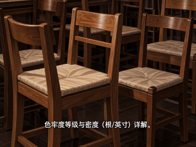 实木餐椅色牢度等级与密度(根/英寸)详解,选购避坑指南