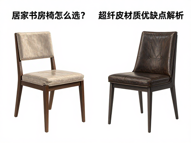 实木餐椅与居家书房椅怎么选?超纤皮材质优缺点解析