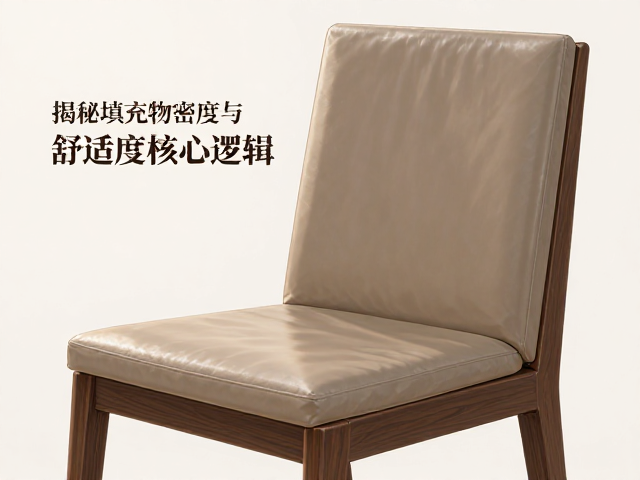 实木餐椅磨砂皮怎么选？揭秘填充物密度与舒适度核心逻辑