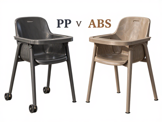 塑料靠背餐椅怎么选?PP/ABS材质对比及地板轮防滑避坑指南