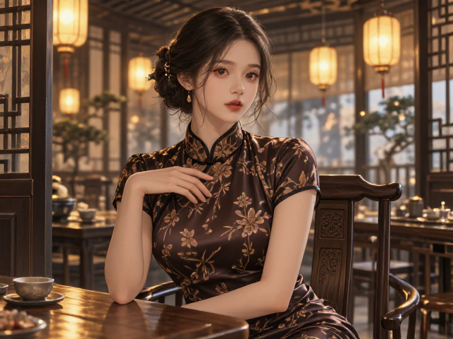 中式古典靠背餐椅，传承东方美学，打造雅致餐厅氛围