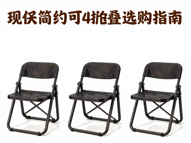 现代简约可折叠餐椅选购指南，避免超载使用，安全耐用更省心