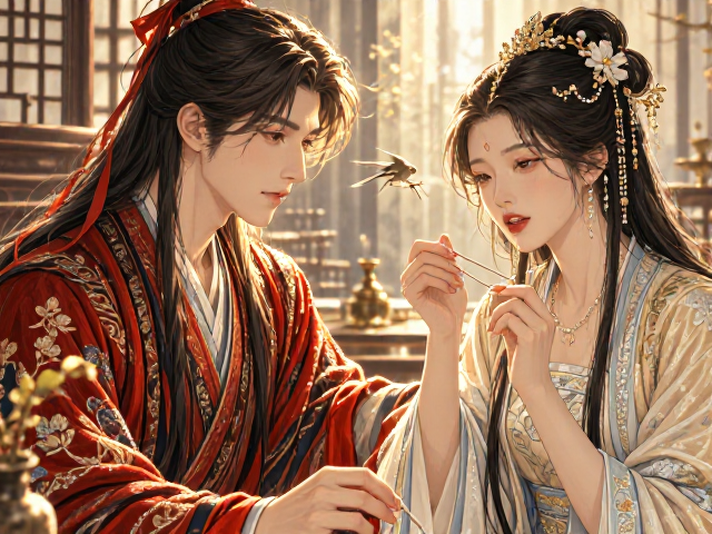 打籽绣工艺文化，融合现代文创设计，立体绣面隔空装裱美学