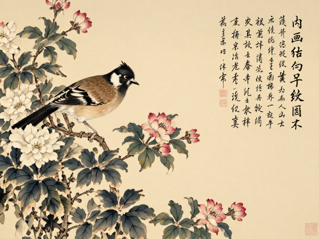 题诗配景与书法内画的文人审美融合