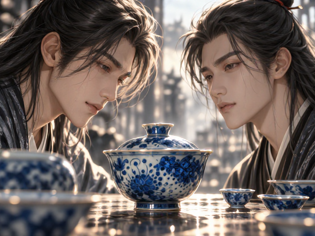 青花窑变自然呈色,打造独一无二的文创礼品新选择