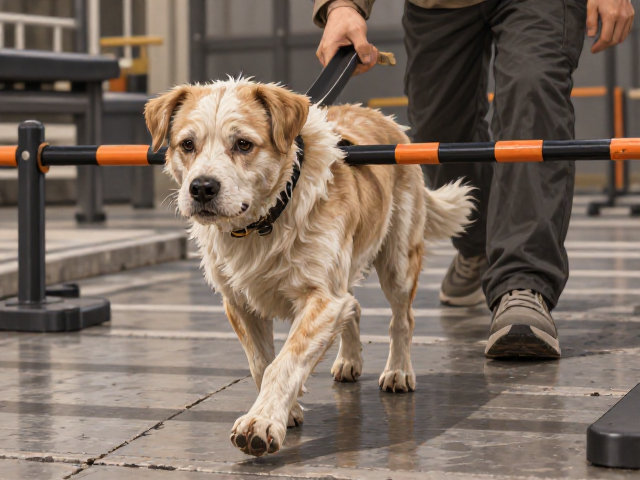 老年犬低强度障碍行走训练，优质蛋白助力关节恢复与活力提升