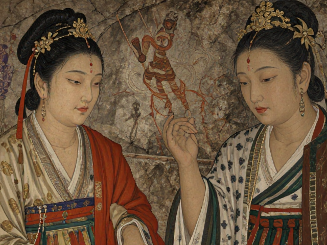 古代蜡彩与坦培拉渊源,从岩画刻画到石窟保护的艺术解密