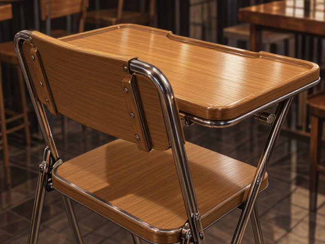 可折叠餐椅选购指南，实木板搭配镀铬抛光，稳固耐用又高颜值