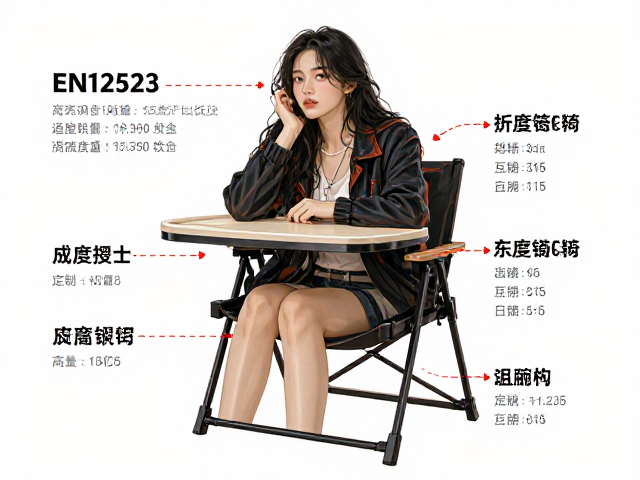 EN12523认证可折叠餐椅，高度调节范围详解与选购指南