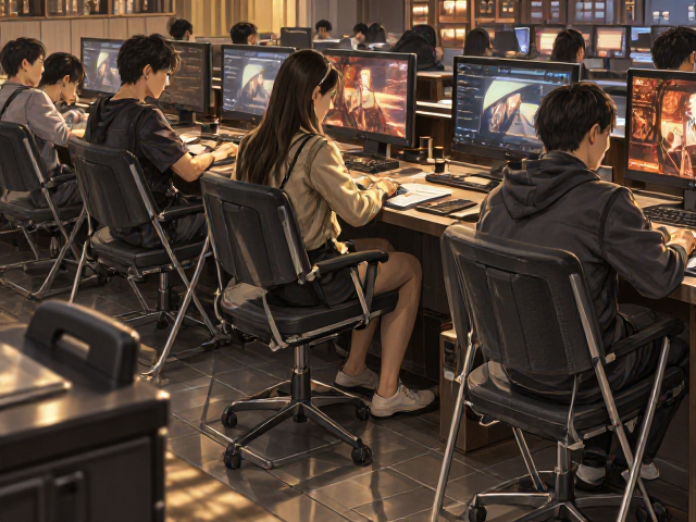 网吧包间专用可折叠餐椅,360度旋转底座,省空间易收纳