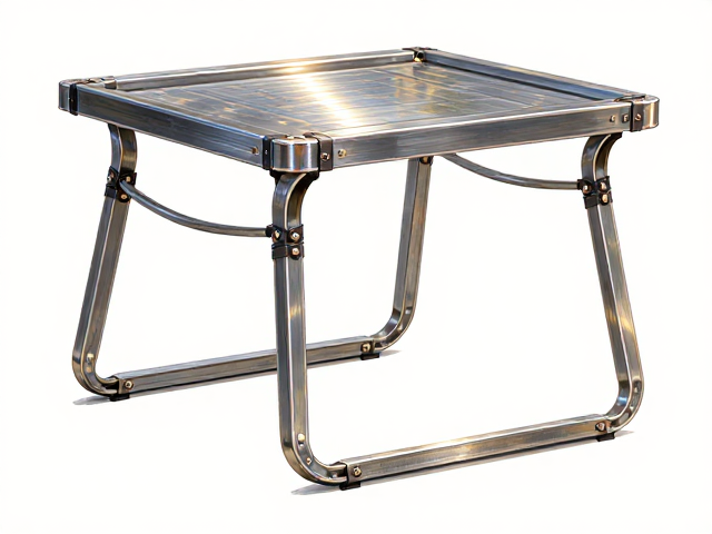冷轧钢骨架焊接加固可折叠餐椅,稳固耐用省空间