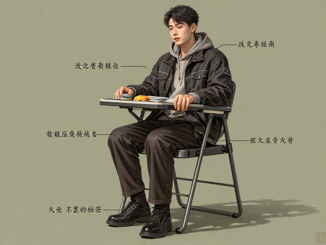 可折叠餐椅怎么选？分散压力改善坐姿，久坐不累的秘密
