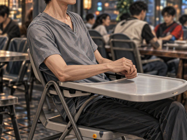 可折叠餐椅选弧形底座?减轻颈椎负担的舒适秘诀