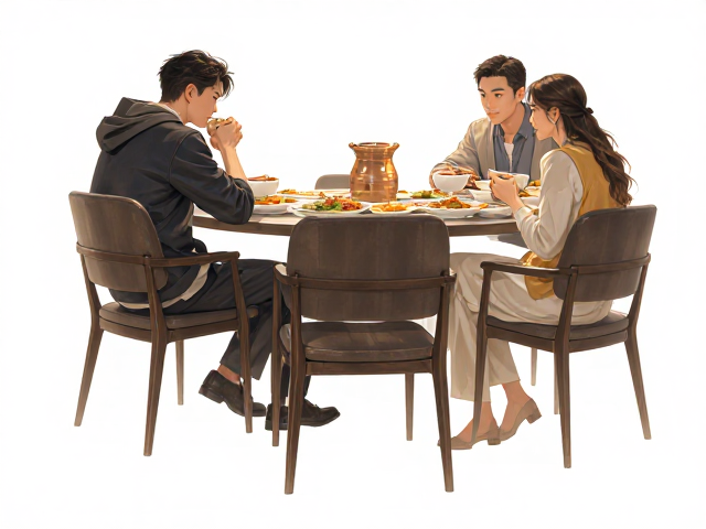 小户型餐椅带脚踏舒适，双人互动设计让用餐更温馨