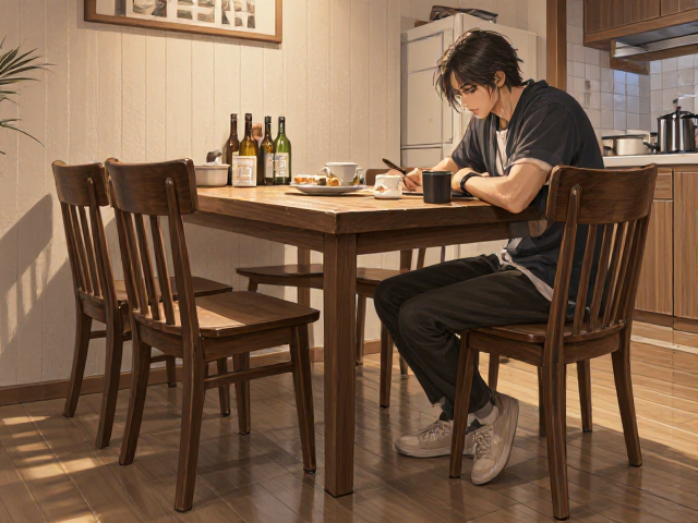小户型餐椅怎么选?地面材质适配指南,打造单人专注角落