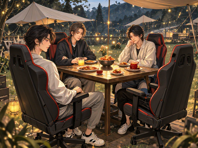 电竞露营下的家用餐厅餐椅,打造极致休闲放松时刻