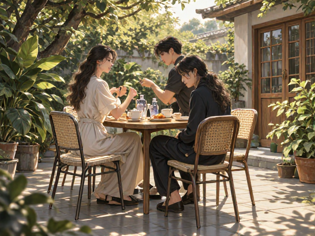 家用餐厅餐椅与化妆师工作台怎么选？庭院茶歇区搭配指南
