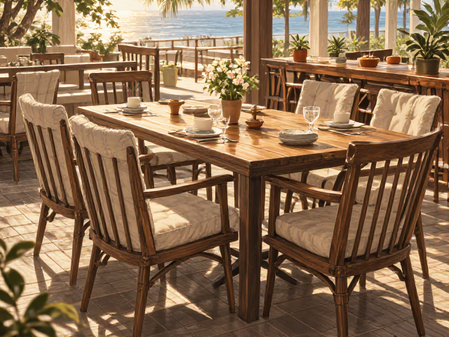 家用餐厅餐椅怎么选？度假村户外与展厅样板间搭配指南