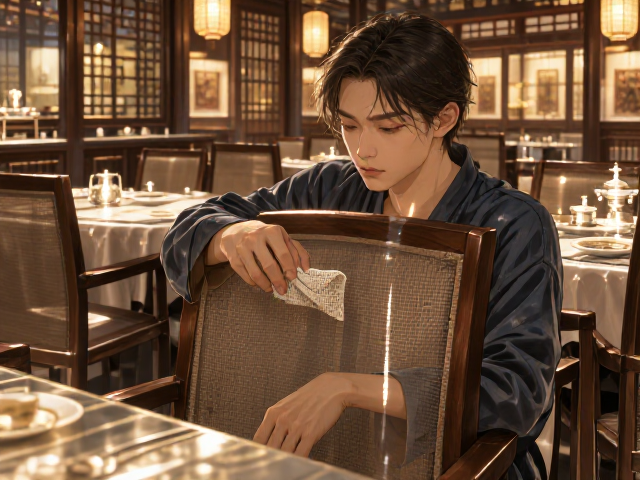 家用餐厅网布餐椅清洗法,博物馆休息厅网布清洁指南