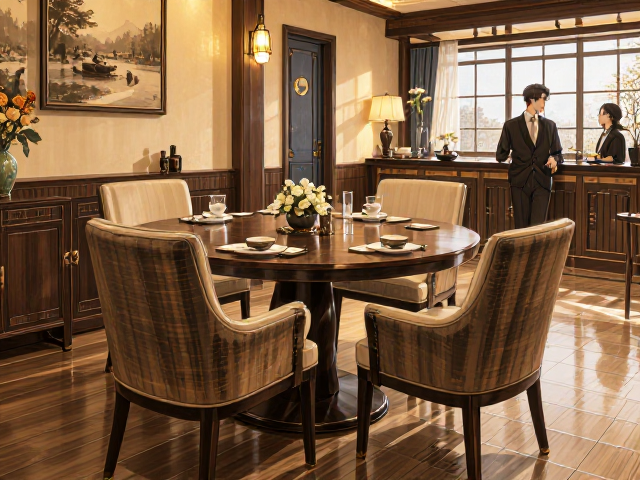 家用餐厅餐椅怎么选?兼顾客户洽谈室与接待大厅的舒适与商务风