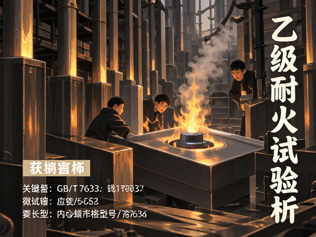 GB/T 7633乙级耐火试验，产品名称与规格型号全解析