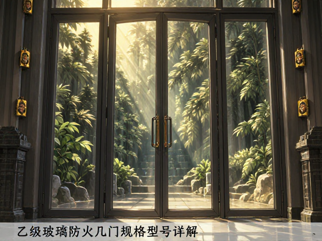 乙级玻璃防火门规格型号详解,为何必须使用复合防火玻璃?