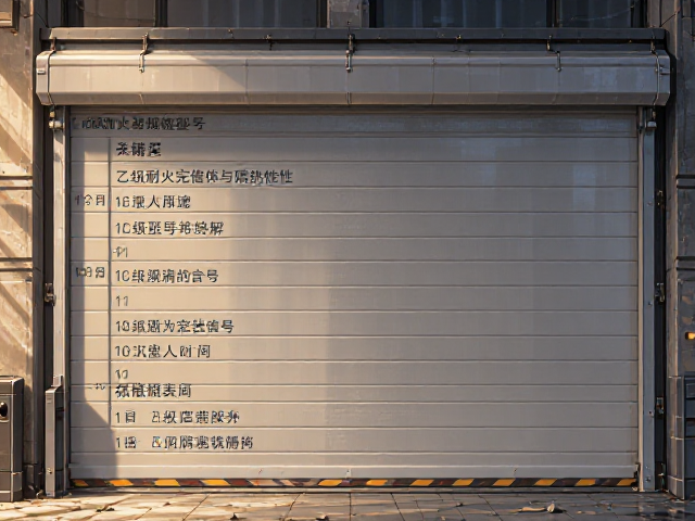 防火卷帘规格型号，乙级耐火完整性与隔热性时间详解