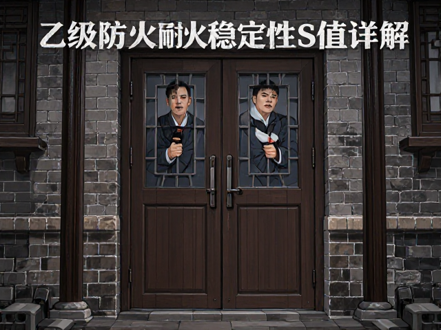 乙级防火门耐火稳定性S值详解及产品规格型号选型指南