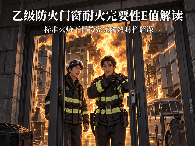 乙级防火门窗耐火完整性E值解读，标准火灾下保持完整与隔热时间
