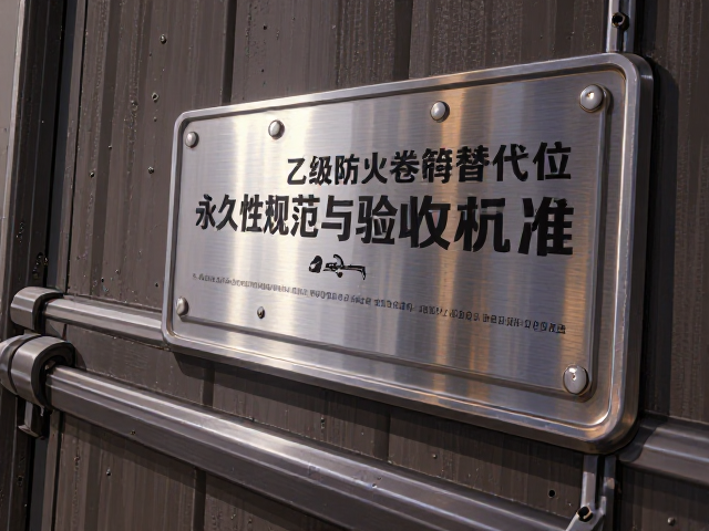 乙级防火卷帘替代位永久性耐火等级铭牌安装规范与验收标准