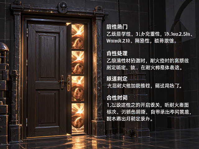 甲级防火门(1.5h)与乙级防火材料耐火完整性隔热性时间详解