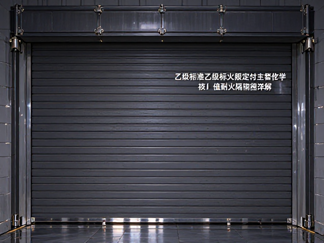 防火卷帘门乙级标准，铰链五金稳固与I值耐火隔热性详解