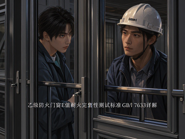 乙级防火门窗E值耐火完整性测试标准GB/T 7633详解