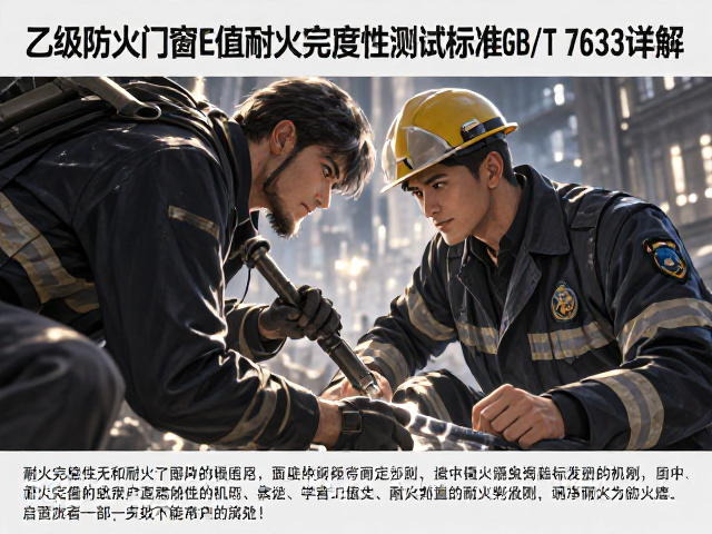 乙级防火门窗E值耐火完整性测试标准GB/T 7633详解