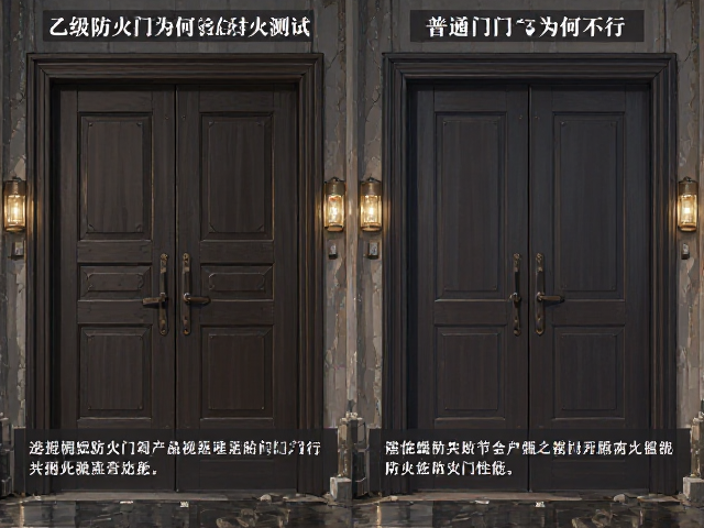乙级防火门为何能过耐火测试?普通门为何不行?揭秘防火安全性能