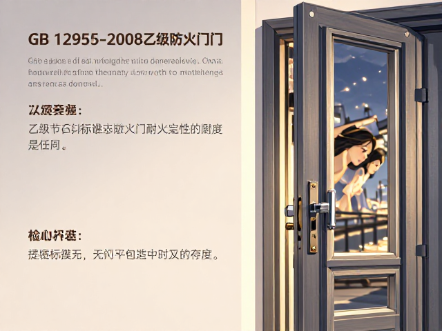 GB 12955-2008乙级防火门耐火完整性详解及验收标准